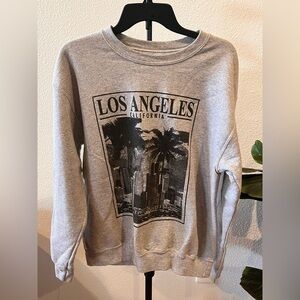 Gray Los Angeles Graphic Sweatshirt